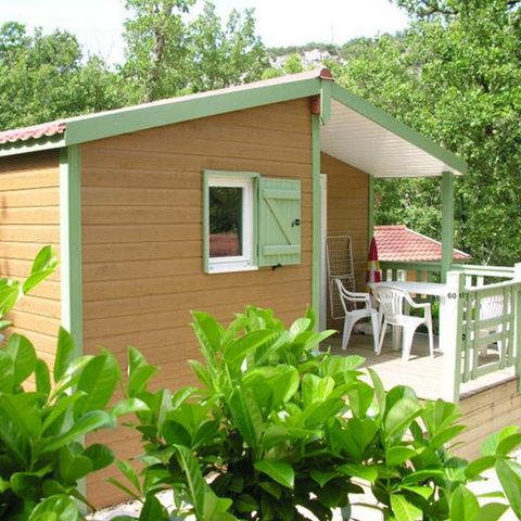 BUNGALOW 6 personnes - 4/6 Confort avec terrasse + Climatisation + TV 40m²