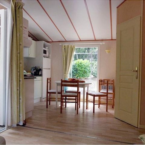 BUNGALOW 6 personnes - 4/6 Confort avec terrasse + Climatisation + TV 40m²