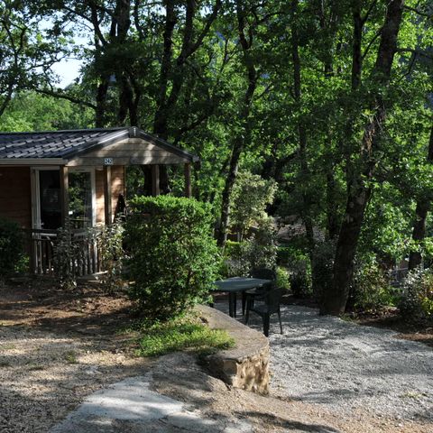 BUNGALOW 6 personnes - 6 avec terrasse + Climatisation + TV - 36m²