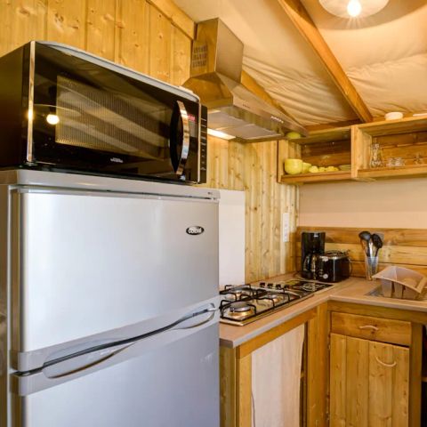 TENTE TOILE ET BOIS 4 personnes - LODGE PREMIUM SWEET