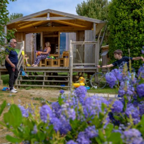 TENTE TOILE ET BOIS 4 personnes - LODGE PREMIUM SWEET