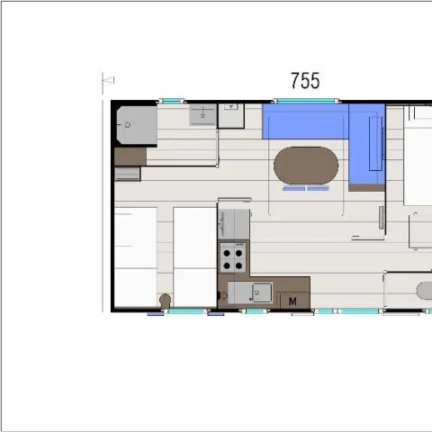 BUNGALOW 4 personnes - CONFORT 27M²