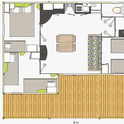 CHALET 6 personnes - CONFORT+ 35M²