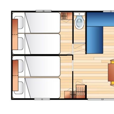 BUNGALOW 6 personnes - COTTAGE PRESTIGE EVASION