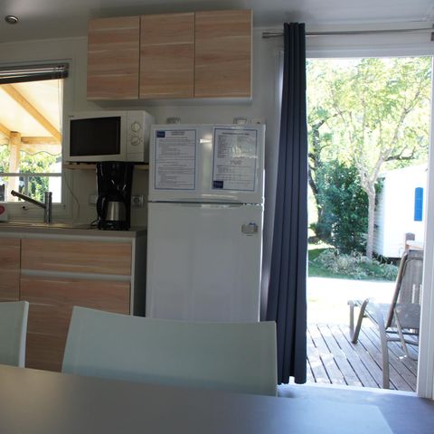 BUNGALOW 7 personnes - Mobil home Standard 32 m² 3 chambres + terrasse 12m² semi-couverte (9m²) 6/7 pers