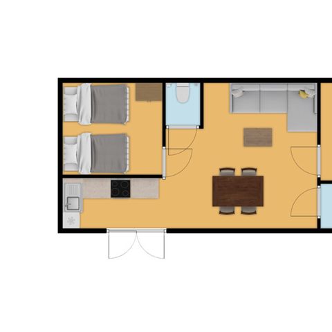 Mobilhome 4 personnes - Magnolia