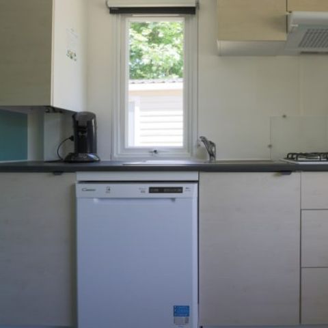 Mobilhome 4 personnes - Pommier avec vue sur la rivière