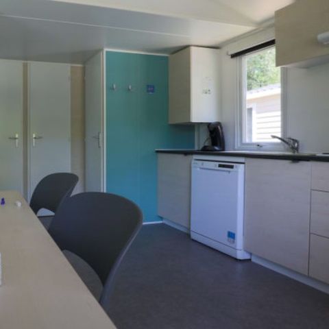 Mobilhome 4 personnes - Pommier avec vue sur la rivière