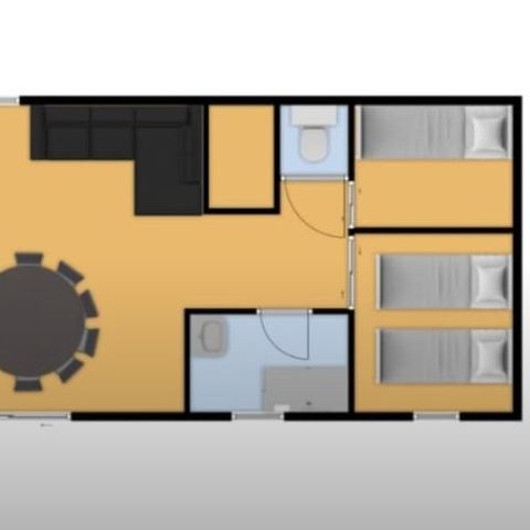BUNGALOW 6 personnes - Passiflore