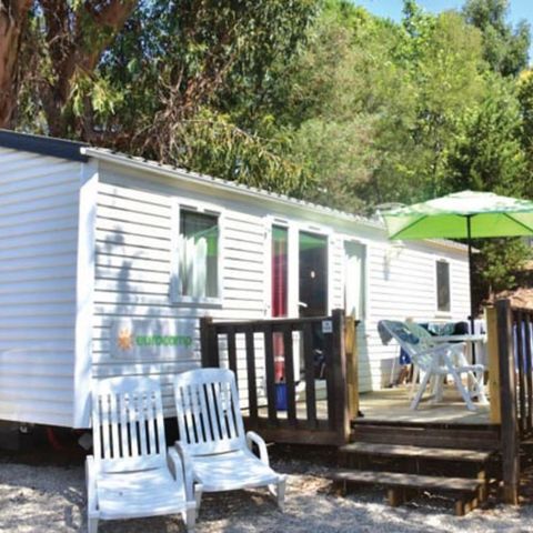 Mobilhome 6 personnes - Mobil-home | Classic XL | 3 Ch. | 6 Pers. | Terrasse surélévée non couverte | Clim.