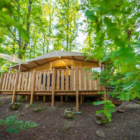 Tente en toile et en bois 5 personnes - Lodge Tent Deluxe