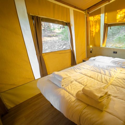 Tente en toile et en bois 5 personnes - Lodge Tent Deluxe