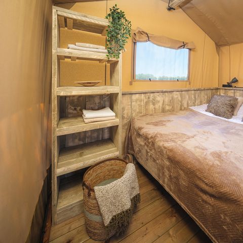 Tente en toile et en bois 5 personnes - Glamptent Basic