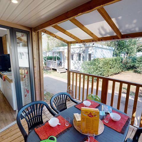 BUNGALOW 4 personnes - Mobil home Cassis - 28 m² - 2 chambres