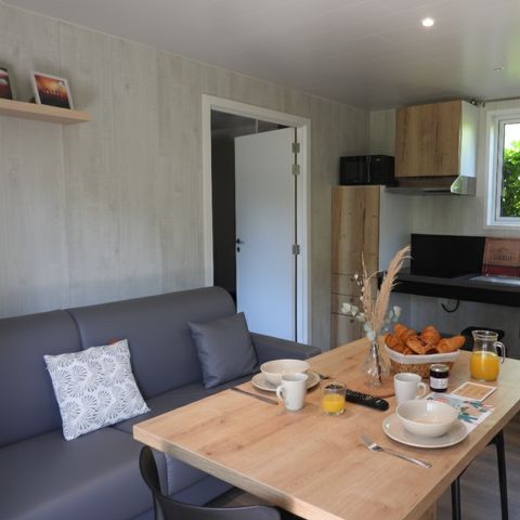 Mobilhome 4 personnes - MOBIWOOD 40 PMR - 2 Chambres