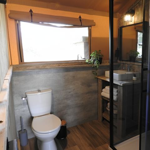 TENTE TOILE ET BOIS 5 personnes - WOODLODGE