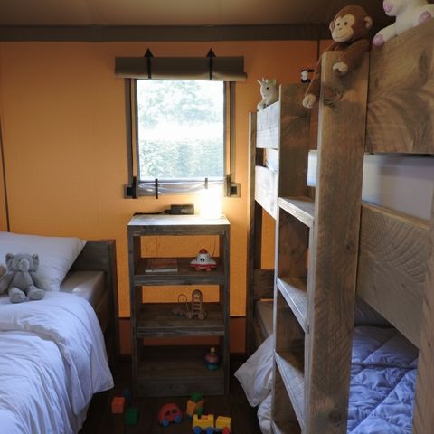 TENTE TOILE ET BOIS 5 personnes - LUXURY SAFARI LODGE