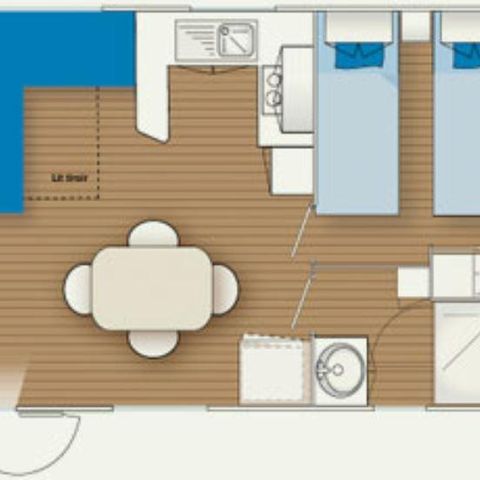 BUNGALOW 4 personnes - MH2 FLORES PLUS 32 m²