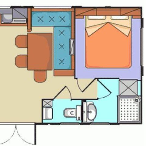 Mobilhome 6 personnes - GRAND CHARME