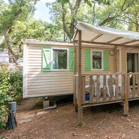 BUNGALOW 6 personnes - Mobil-home | Classic | 3 Ch. | 4/6 Pers. | Terrasse Couverte | Clim.