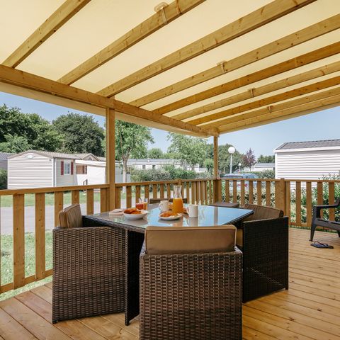 BUNGALOW 6 personnes - Premium | 3 Ch. | 6 Pers. | Terrasse Lounge | Clim.