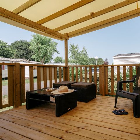 BUNGALOW 6 personnes - Premium | 3 Ch. | 6 Pers. | Terrasse Lounge | Clim.