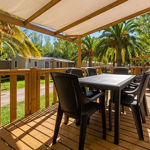 BUNGALOW 4 personnes - Comfort XL | 2 Ch. | 4 Pers. | Terrasse surélevée | Clim.