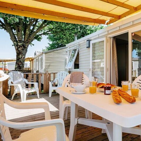 BUNGALOW 6 personnes - Comfort | 3 Ch. | 6 Pers. | Terrasse surélevée | Clim.