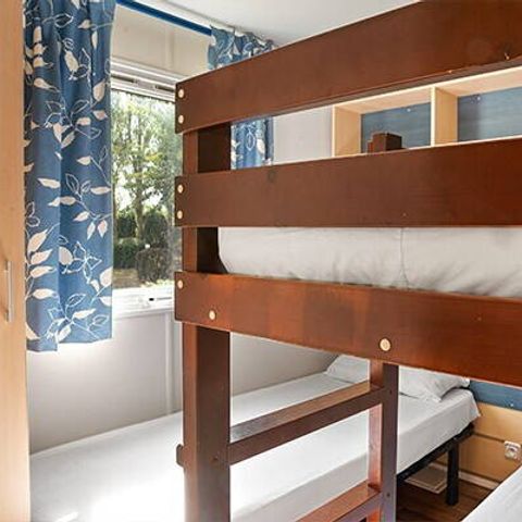 BUNGALOW 6 personnes - Comfort | 2 Ch. | 4/6 Pers. | Terrasse surélevée | Clim.