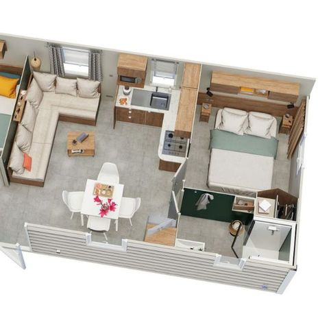 BUNGALOW 6 personnes - Evasion+ 2 chambres 30m²