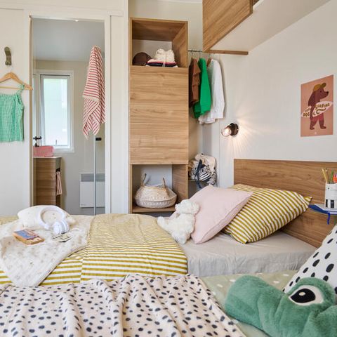 Mobilhome 6 personnes - Mobil-home Confort+ 6 personnes 2 chambres 2 sdb