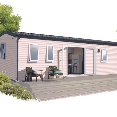 Mobilhome 8 personnes - Mobil-home Confort+ 8 personnes 4 chambres 2 sdb