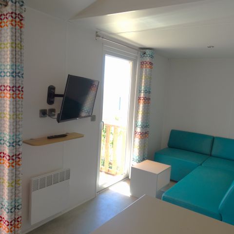 BUNGALOW 6 personnes - 4/6 personnes 2 chambres, LUXE et bord d'étang, 31m2 catégorie 4