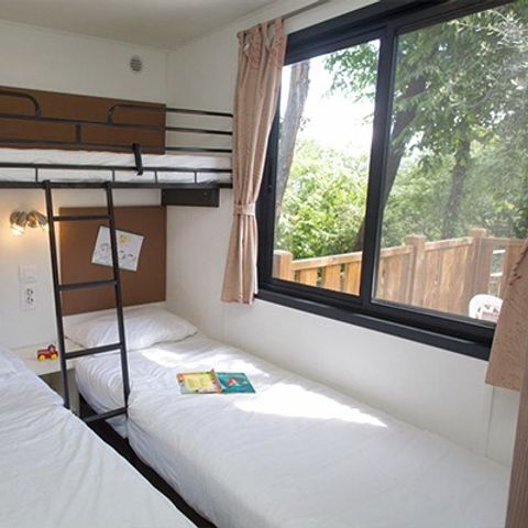 BUNGALOW 6 personnes - Comfort XL | 2 Ch. | 4/6 Pers. | Terrasse surélevée | Clim.