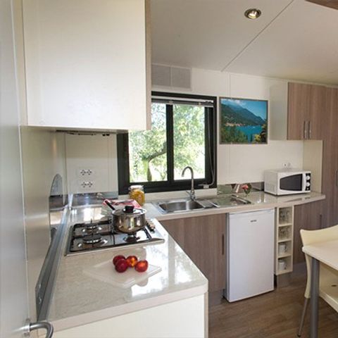 BUNGALOW 6 personnes - Comfort XL | 2 Ch. | 4/6 Pers. | Terrasse surélevée | Clim.