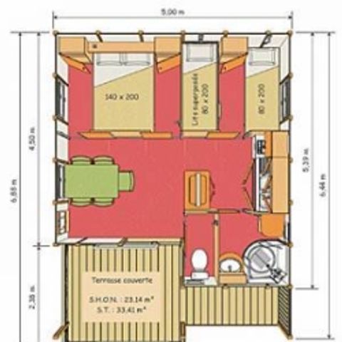 CHALET 5 personnes - STANDARD CLUB 5