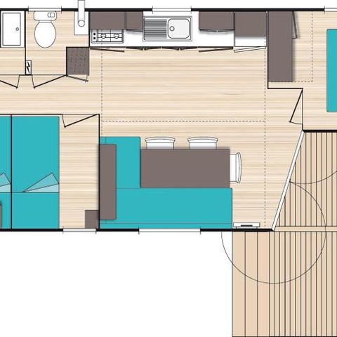 BUNGALOW 6 personnes - CONFORT