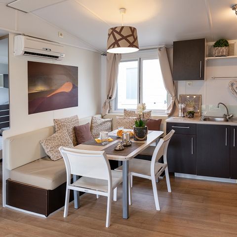 BUNGALOW 4 personnes - 3 chambres / 1 salle de bain - terrasse couverte