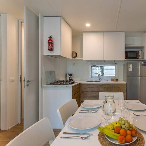 BUNGALOW 6 personnes - Mobil-home | Premium | 3 Ch. | 6 Pers. | Terrasse Lounge | Clim. | TV