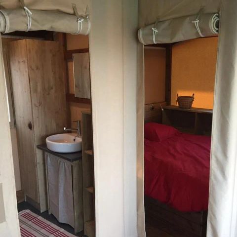 Tente en toile et en bois 6 personnes - Ecolodge Premium Cotton