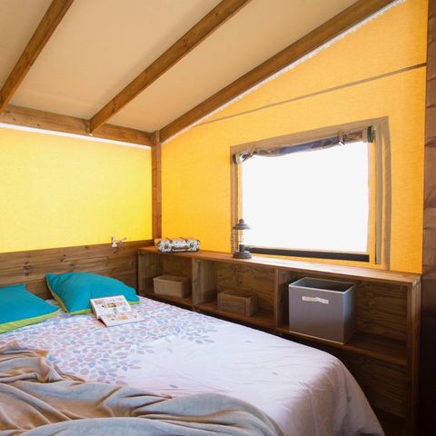 Tente en toile et en bois 6 personnes - Ecolodge Premium Cotton