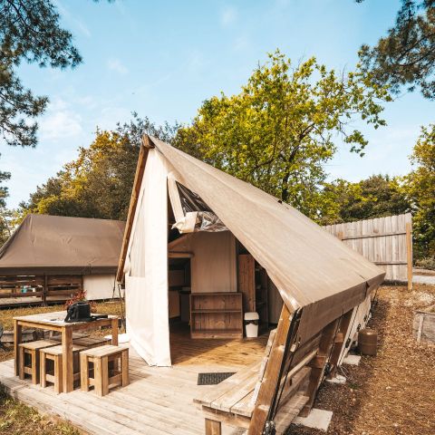Tente en toile et en bois 5 personnes - SWEET JUNIOR EDEN