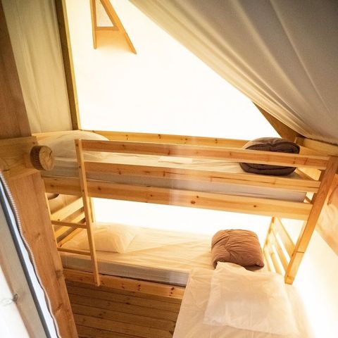 Tente en toile et en bois 5 personnes - SWEET JUNIOR EDEN