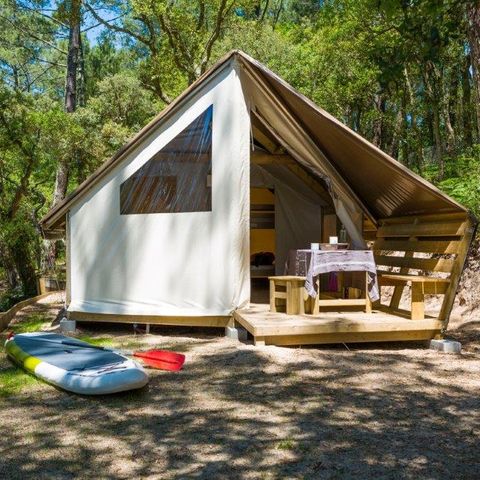 Tente en toile et en bois 5 personnes - SWEET JUNIOR EDEN