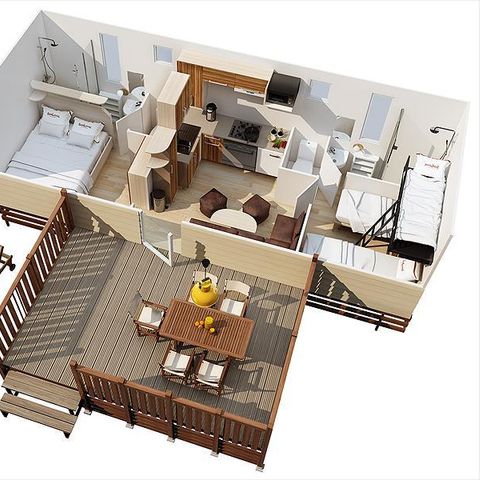 BUNGALOW 5 personnes - Maple