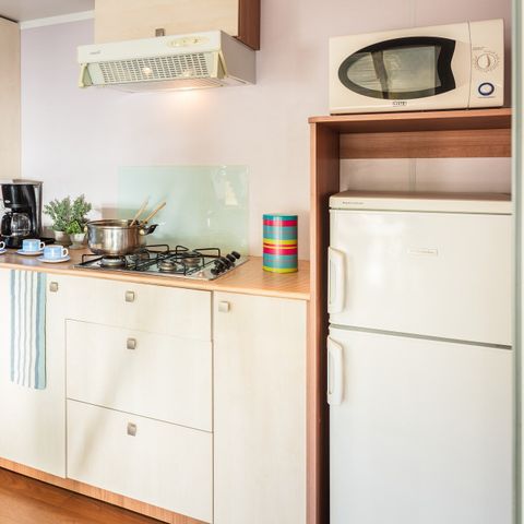 BUNGALOW 6 personnes - Classic | 2 Ch. | 4/6 Pers. | Terrasse surélevée non couverte | Clim.