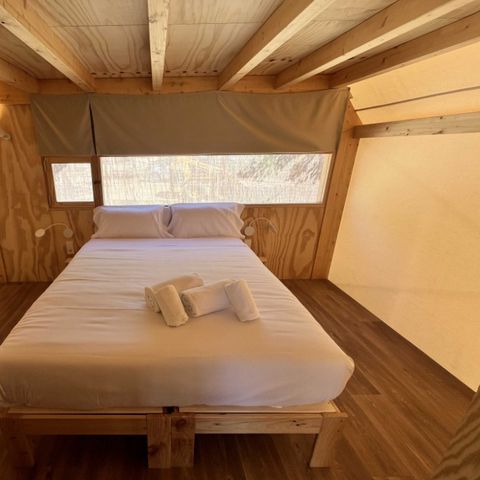 TENTE TOILE ET BOIS 4 personnes - Glamping Kentia