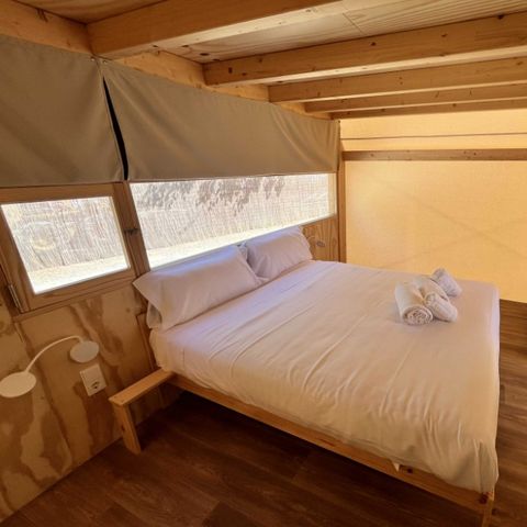 TENTE TOILE ET BOIS 4 personnes - Glamping Kentia