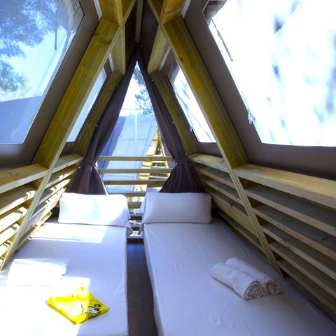 TENTE TOILE ET BOIS 4 personnes - LODGE KENTIA