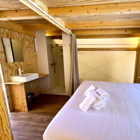 TENTE TOILE ET BOIS 5 personnes - Iris